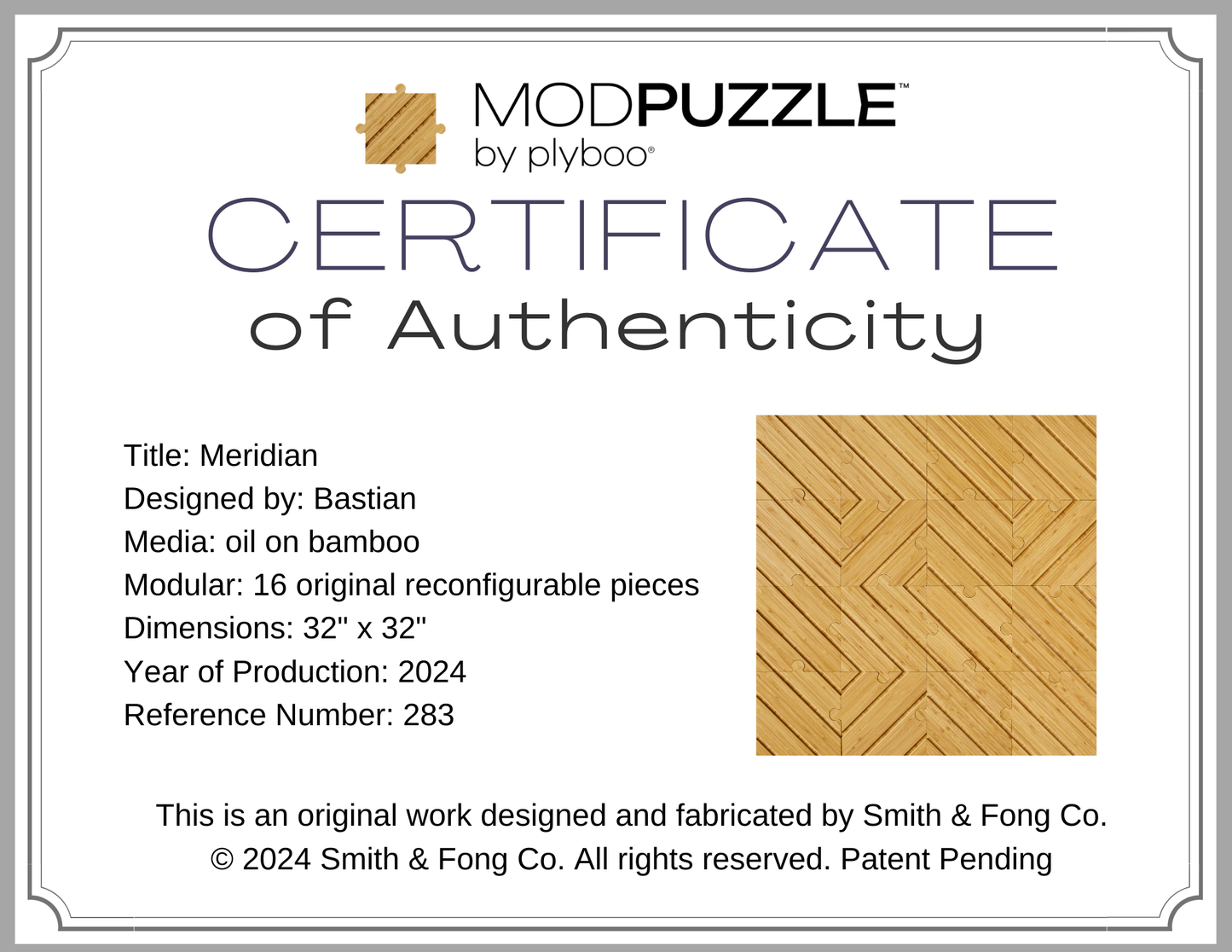 Meridian Certificate