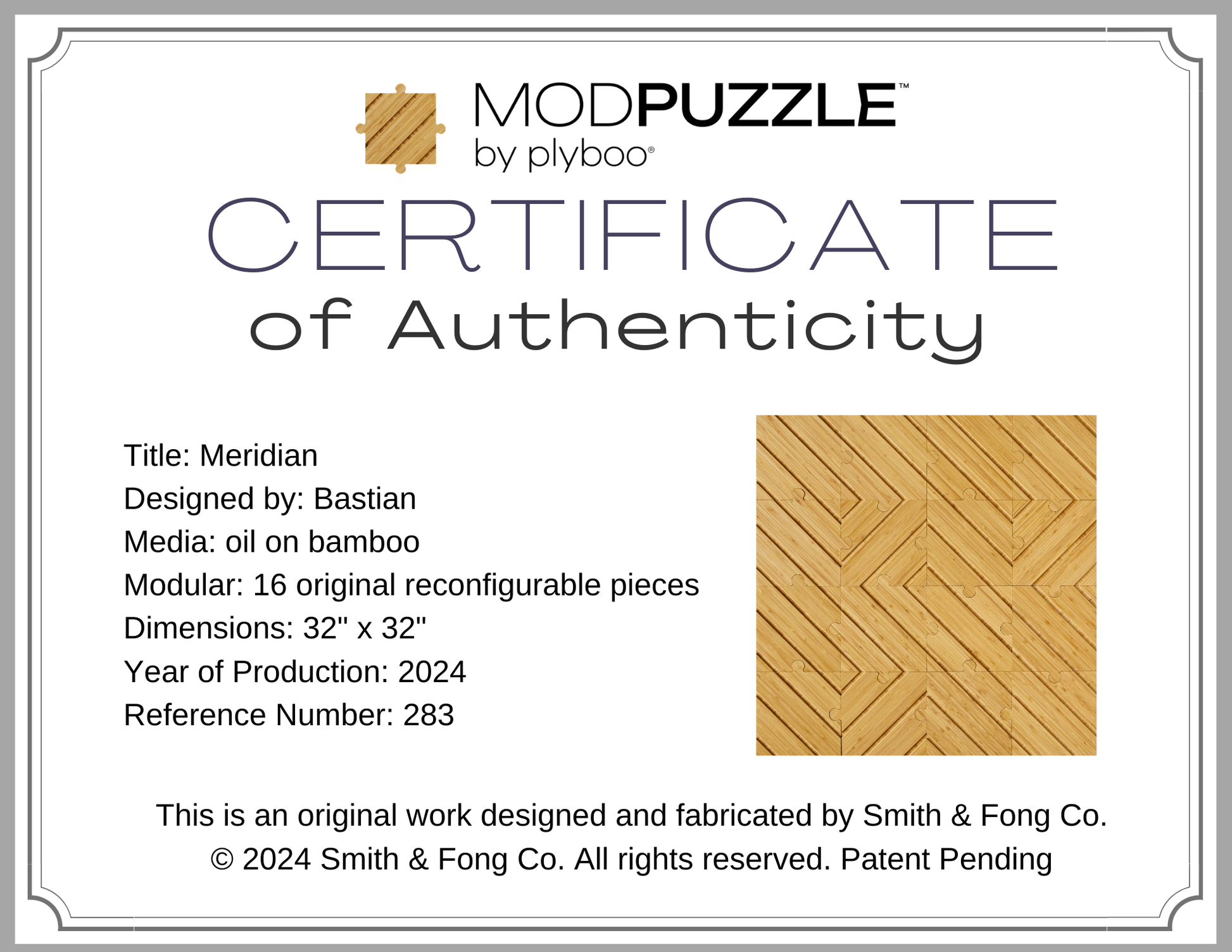 Meridian Certificate