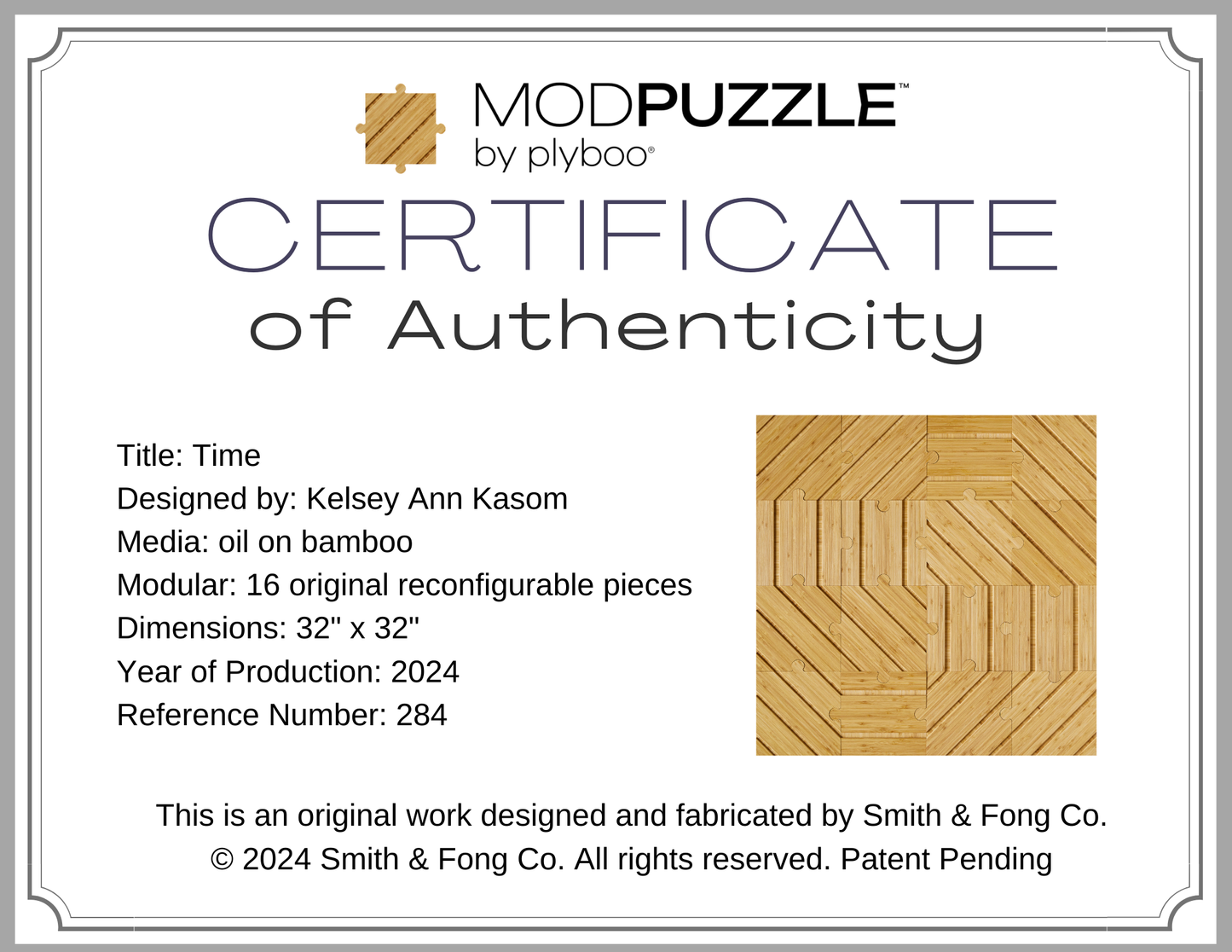 Time Certificate